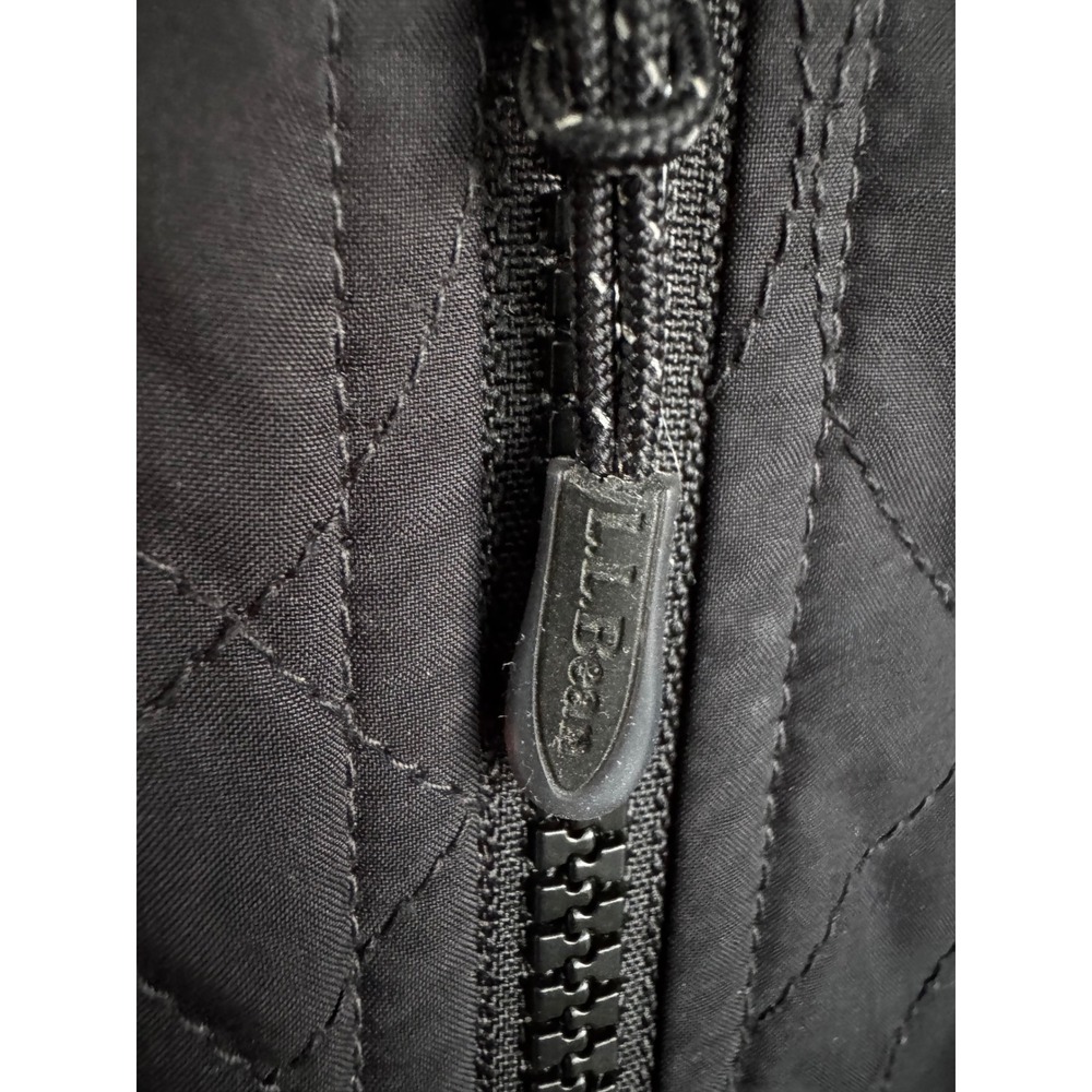 L.L.Bean Thinsulate Insulated Quilted Jacket Black Womens XL Lightweight Coat - Picture 3 of 8